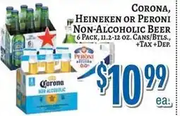 Trade Fair Supermarket Corona, Heineken or Peroni Non-Alcoholic Beer offer