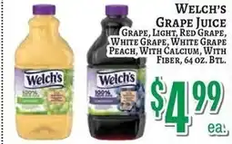 Trade Fair Supermarket Welch's grape juice offer