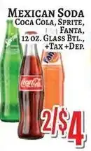 Trade Fair Supermarket Mexican Soda Coca Cola, Sprite, Fanta offer