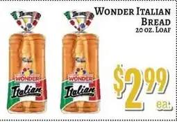 Trade Fair Supermarket Wonder Italian bread offer