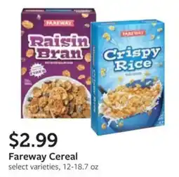 Fareway Fareway Cereal offer