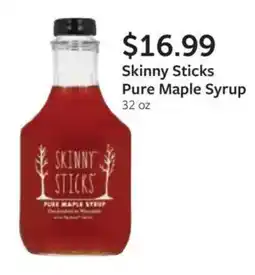 Fareway Skinny Sticks pure maple syrup offer