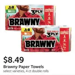 Fareway Brawny paper towels offer