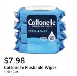 Fareway Cottonelle flushable wipes offer