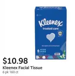 Fareway Kleenex facial tissue offer