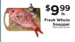 ShopRite Fresh Whole Snapper offer