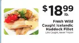 ShopRite Fresh Wild Caught Icelandic Haddock Fillet offer