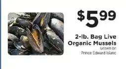 ShopRite 2-lb. Bag Live Organic Mussels offer