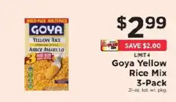 ShopRite Goya Yellow Rice Mix offer