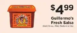 ShopRite Guillermo's Fresh Salsa offer