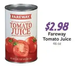 Fareway Fareway tomato juice offer