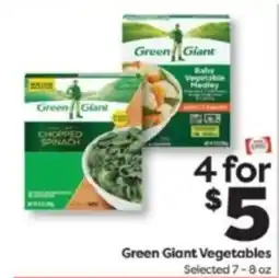 Weis Markets Green Giant Vegetables offer