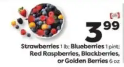 Weis Markets Strawberries, Blueberries, Red Raspberries, Blackberries, or Golden Berries offer