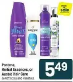 Shaw's Pantene, Herbal Essences, or Aussie Hair Care offer