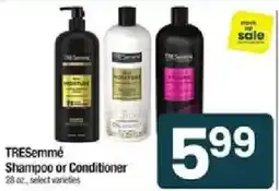Shaw's TRESemmé Shampoo or Conditioner offer