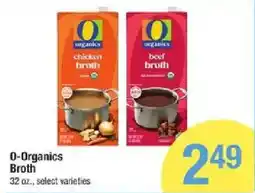 Shaw's O-Organics Broth offer