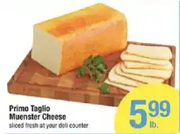 Shaw's Primo Taglio Muenster Cheese offer