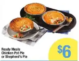 Shaw's Ready Meals Chicken Pot Pie or Shepherd's Pie offer