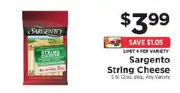 ShopRite Sargento String Cheese offer