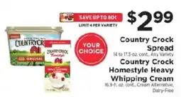ShopRite Country Crock Spread offer