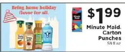ShopRite Minute Maid Carton Punches offer