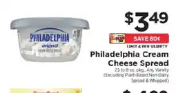 ShopRite Philadelphia Cream Cheese Spread offer