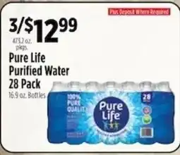 Pioneer Supermarkets Pure Life Purified Water offer