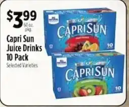 Pioneer Supermarkets Capri Sun Juice Drinks offer