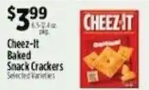 Pioneer Supermarkets Cheez-it Baked Snack Crackers offer