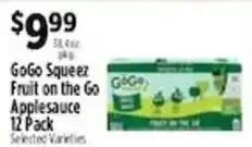 Pioneer Supermarkets Gogo Squeeze Fruit on the Go Applesauce offer
