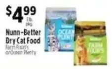 Pioneer Supermarkets Nunn-Better Dry Cat Food offer