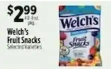 Pioneer Supermarkets Welch's Fruit Snacks offer