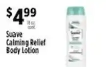 Pioneer Supermarkets Suave Calming Relief Body Lotion offer