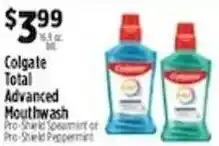 Pioneer Supermarkets Colgate Total Advanced Mouthwash offer