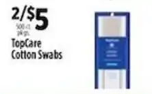 Pioneer Supermarkets TopCare Cotton Swabs offer