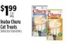 Pioneer Supermarkets Inaba Churu Cat Treats offer