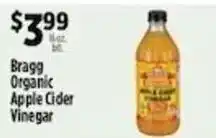 Pioneer Supermarkets Bragg organic apple cider vinegar offer