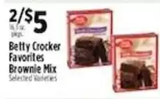 Pioneer Supermarkets Betty Crocker Brownie Mix offer