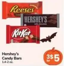 Safeway Hershey's Candy Bars offer