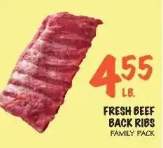 Foodarama Fresh Beef Back Ribs offer