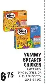 Foodarama Dino Nuggets Yummy Breaded Chicken offer