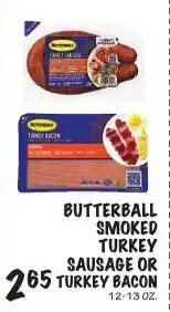 Foodarama Butterball smoked turkey sausage or turkey bacon offer
