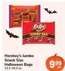 Safeway Hershey's jumbo snack size halloween bags offer