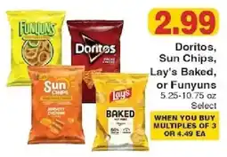 Piggly Wiggly Doritos, Sun Chips, Lay's Baked, or F纭uns offer