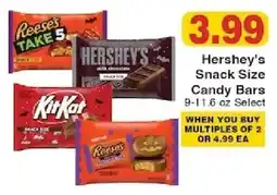 Piggly Wiggly Hershey's Snack Size Candy Bars offer