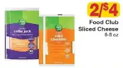 Piggly Wiggly Food Club Sliced Cheese offer