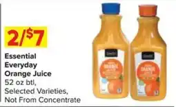 Shop 'n Save Essential Everyday Orange Juice offer