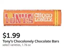 Fareway Tony's Chocolonely Chocolate Bars offer