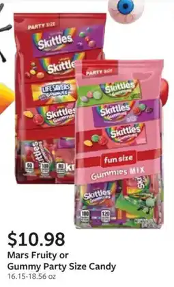 Fareway Mars Fruity or Gummy Party Size Candy offer