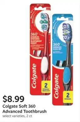 Fareway Colgate Soft 360 Advanced Toothbrush offer